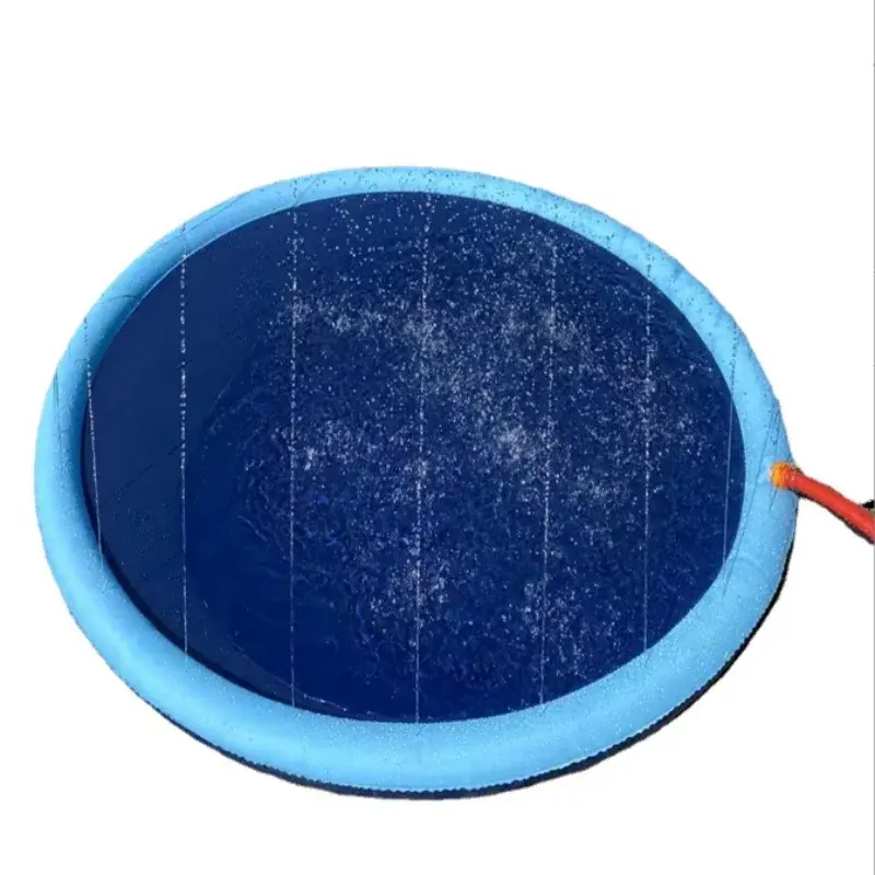 💦 Refreshing Outdoor Fun: Thick Foldable Spray Mat for Pets and Children! 🐾👧 ShopTrendMF