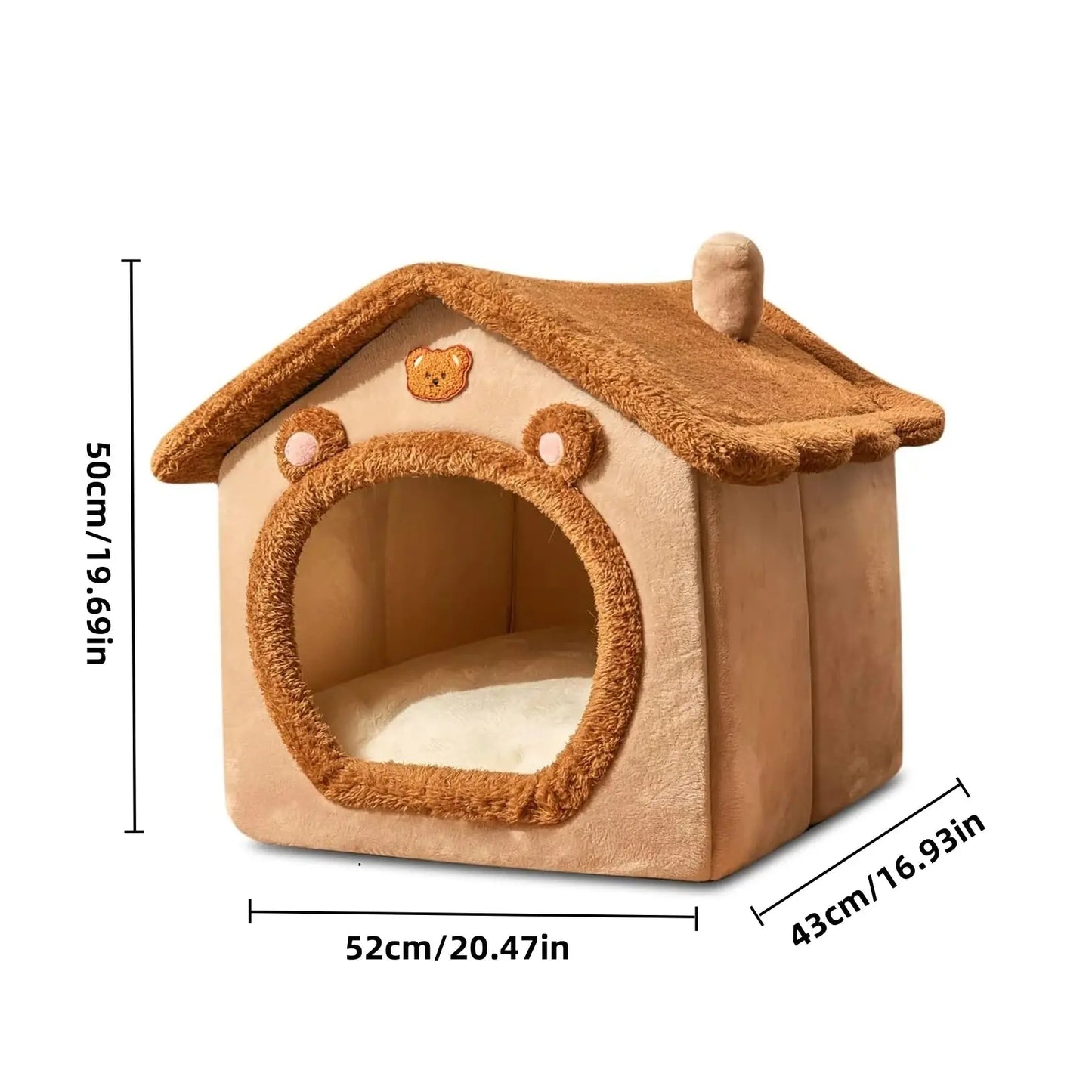 🐾✨ Dreamy Pet Retreat – Ultra-Cozy Bed Shelter for Cats and Dogs ShopTrend MF