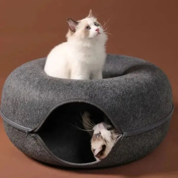 Cat Bed Donut 01