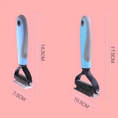 dog brush double-sided hair removal comb and hair removal tool used to remove mats and tangles the best pet grooming brush ShopTrend MF