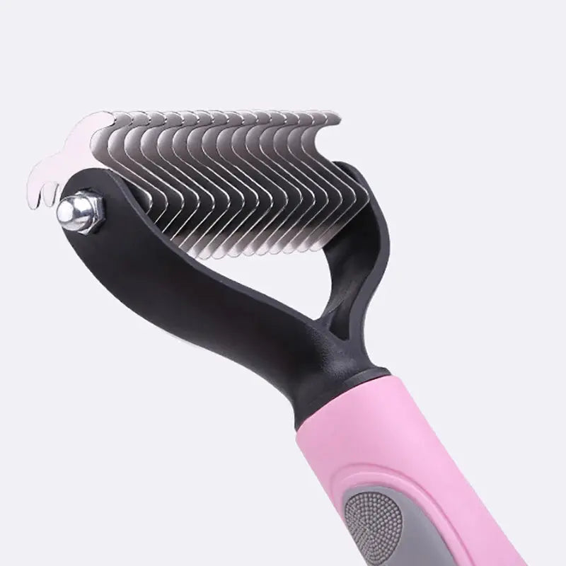 dog brush double-sided hair removal comb and hair removal tool used to remove mats and tangles the best pet grooming brush ShopTrend MF