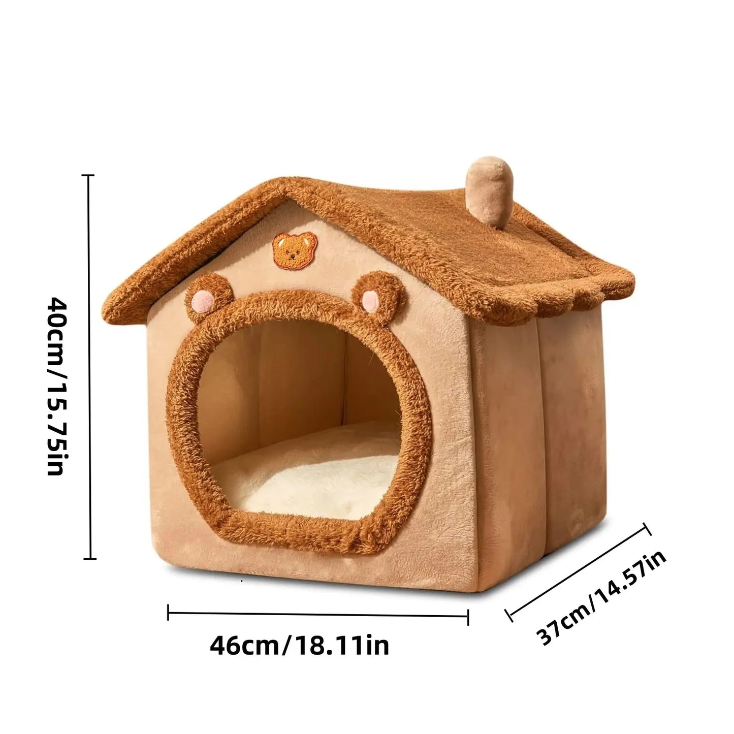 🐾✨ Dreamy Pet Retreat – Ultra-Cozy Bed Shelter for Cats and Dogs ShopTrend MF