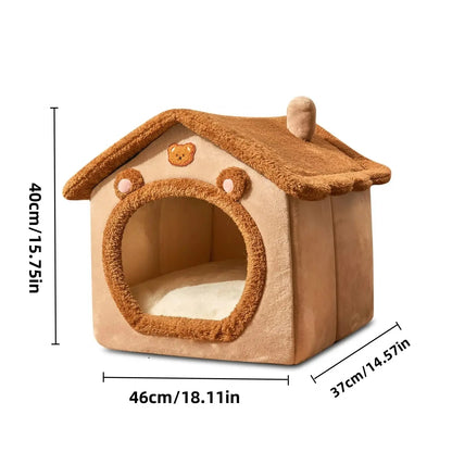 🐾✨ Dreamy Pet Retreat – Ultra-Cozy Bed Shelter for Cats and Dogs ShopTrend MF
