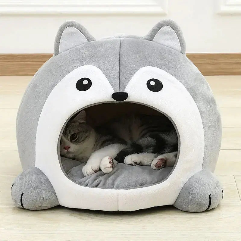 🐾😺 Ultra-Soft Cat Cave Bed – A Cosy Retreat for Your Furry Friend! ShopTrend MF