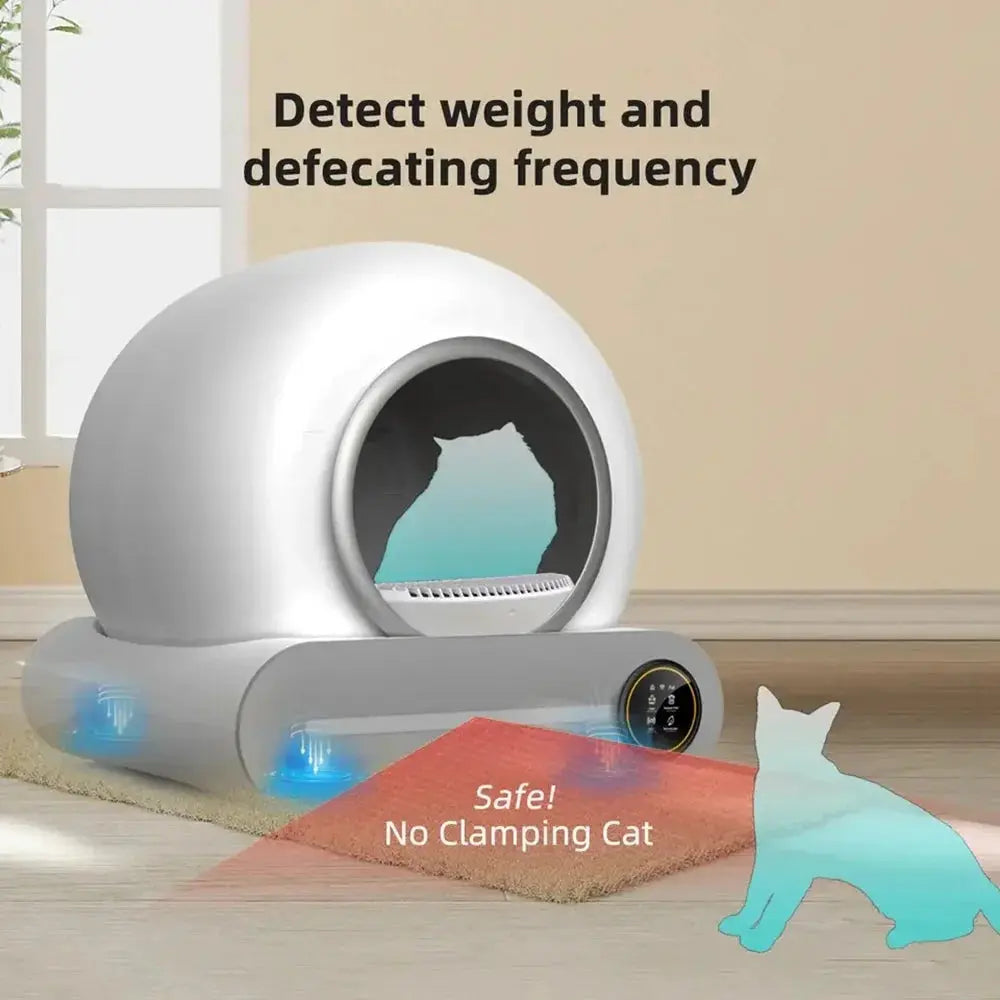 Tonepie 65L Automatic Smart Cat Litter Box Self Cleaning Fully Enclosed Cat Litter Box Pet Toilet Litter Tray English versions ShopTrend MF