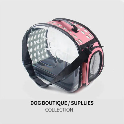 Shoulder Bag Capsule Style, Transparent, Breathable, Portable. For Dogs and Cats. ShopTrendMF