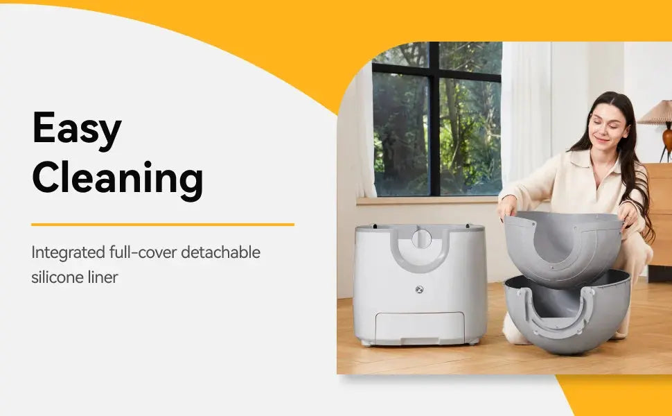 Self-Cleaning Cat Litter Box Open-Top Design with Advanced Safety Sensors Extra Large Capacity for Multi-Cat Homes Hassle-Free ShopTrend MF