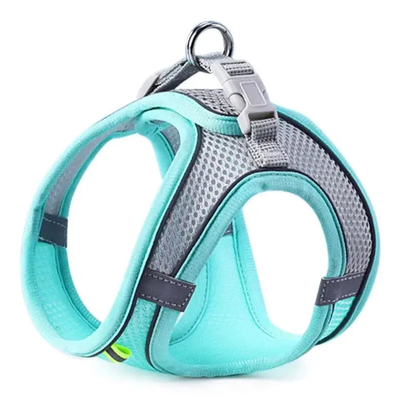 Cat Dog Harness Vest Chest Rope Set Reflective Breathable Adjustable Pet Harness for Small Medium Dogs Outdoor Walking ShopTrend MF