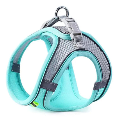 Cat Dog Harness Vest Chest Rope Set Reflective Breathable Adjustable Pet Harness for Small Medium Dogs Outdoor Walking ShopTrend MF