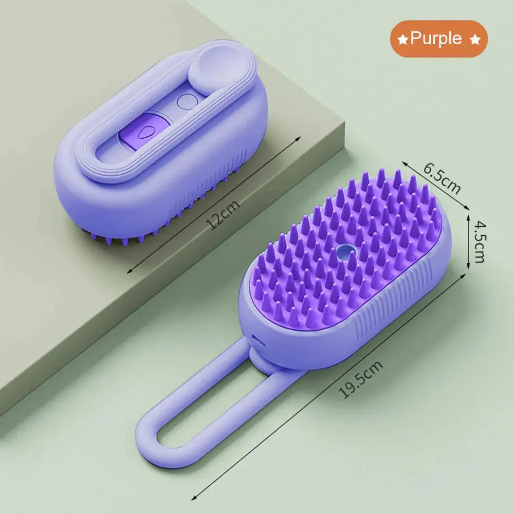 3-in-1 Electric Pet Grooming Brush, Hair Removal and Massage Tool for Dogs and Cats ShopTrend MF