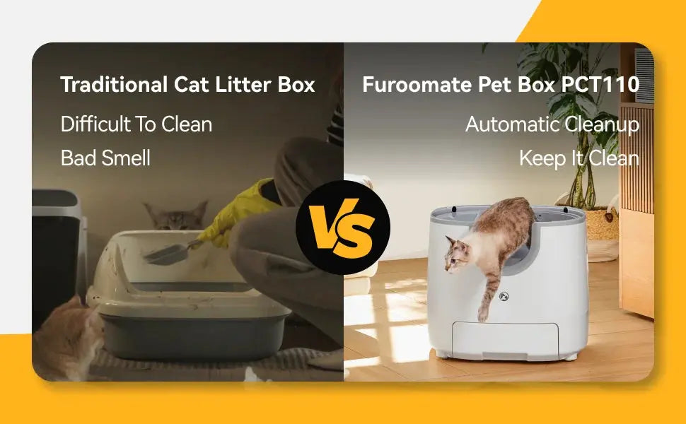 Self-Cleaning Cat Litter Box Open-Top Design with Advanced Safety Sensors Extra Large Capacity for Multi-Cat Homes Hassle-Free ShopTrend MF