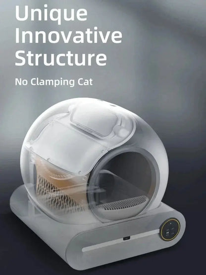 Tonepie 65L Automatic Smart Cat Litter Box Self Cleaning Fully Enclosed Cat Litter Box Pet Toilet Litter Tray English versions ShopTrend MF