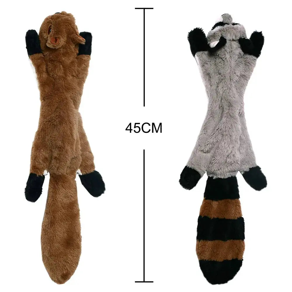 Funny Stuffing-Free Plush Toy with Squeakers, Durable. Squeaky Chew Toy for Your Pet. ShopTrendMF