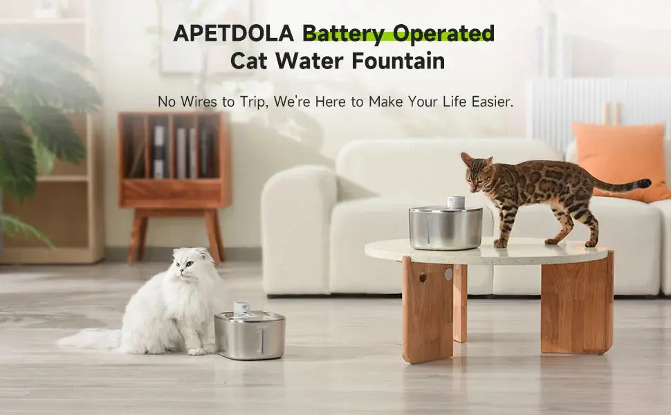 APETDOLA 4L Wireless Cat Water Fountain Auto Sensor Drinking Fountain For Cats Dog Drinker Pet Water Dispenser Accessories ShopTrend MF