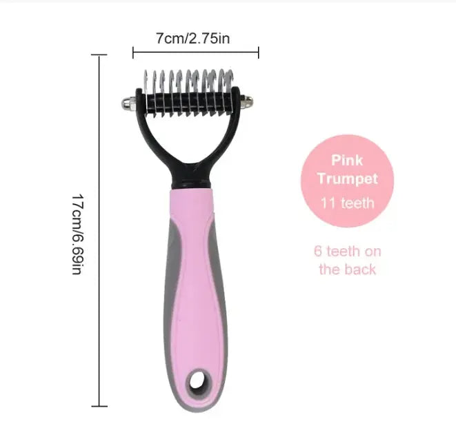 3-in-1 Electric Pet Grooming Brush, Hair Removal and Massage Tool for Dogs and Cats ShopTrend MF