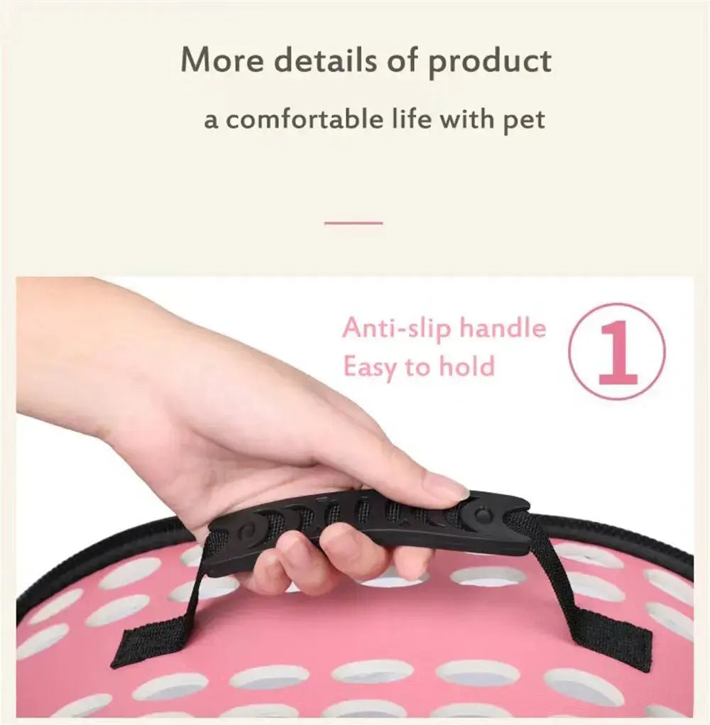 Shoulder Bag Capsule Style, Transparent, Breathable, Portable. For Dogs and Cats. ShopTrendMF