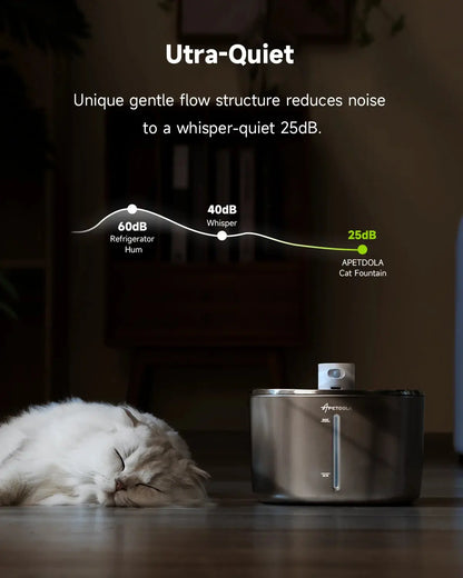 APETDOLA 4L Wireless Cat Water Fountain Auto Sensor Drinking Fountain For Cats Dog Drinker Pet Water Dispenser Accessories ShopTrend MF