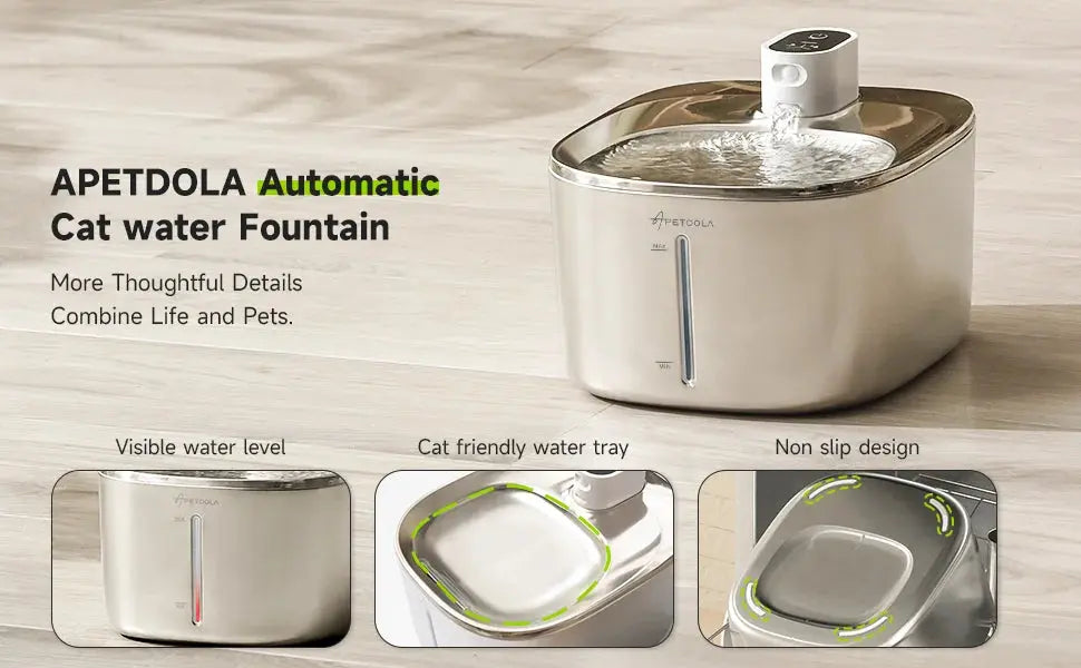 APETDOLA 4L Wireless Cat Water Fountain Auto Sensor Drinking Fountain For Cats Dog Drinker Pet Water Dispenser Accessories ShopTrend MF
