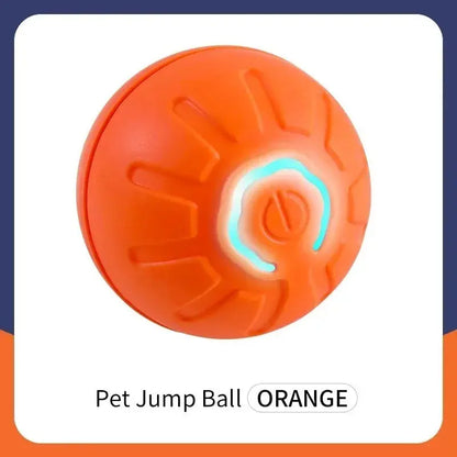 Smart Dog Toy Ball Electronic Interactive Pet Toy Ball USB Automatic Bouncing Rolling Toy Ball With RGB Lights Puppy Cat Product ShopTrend MF