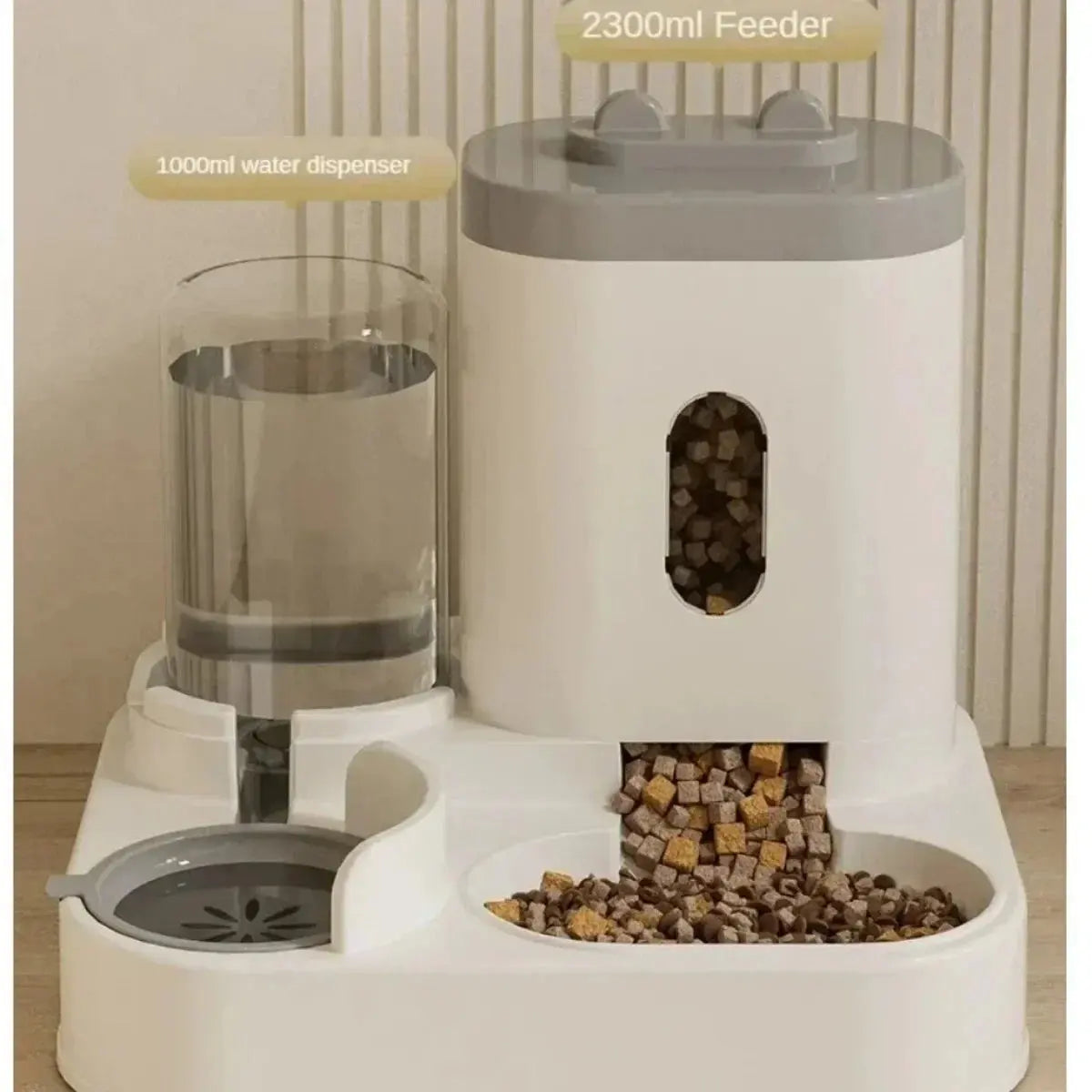Automatic Feeder Dog Cat Food Bowl With Water Fountain Large Capacity Pet Food Storage Dispenser Container Puppy Pet Accessories ShopTrend MF
