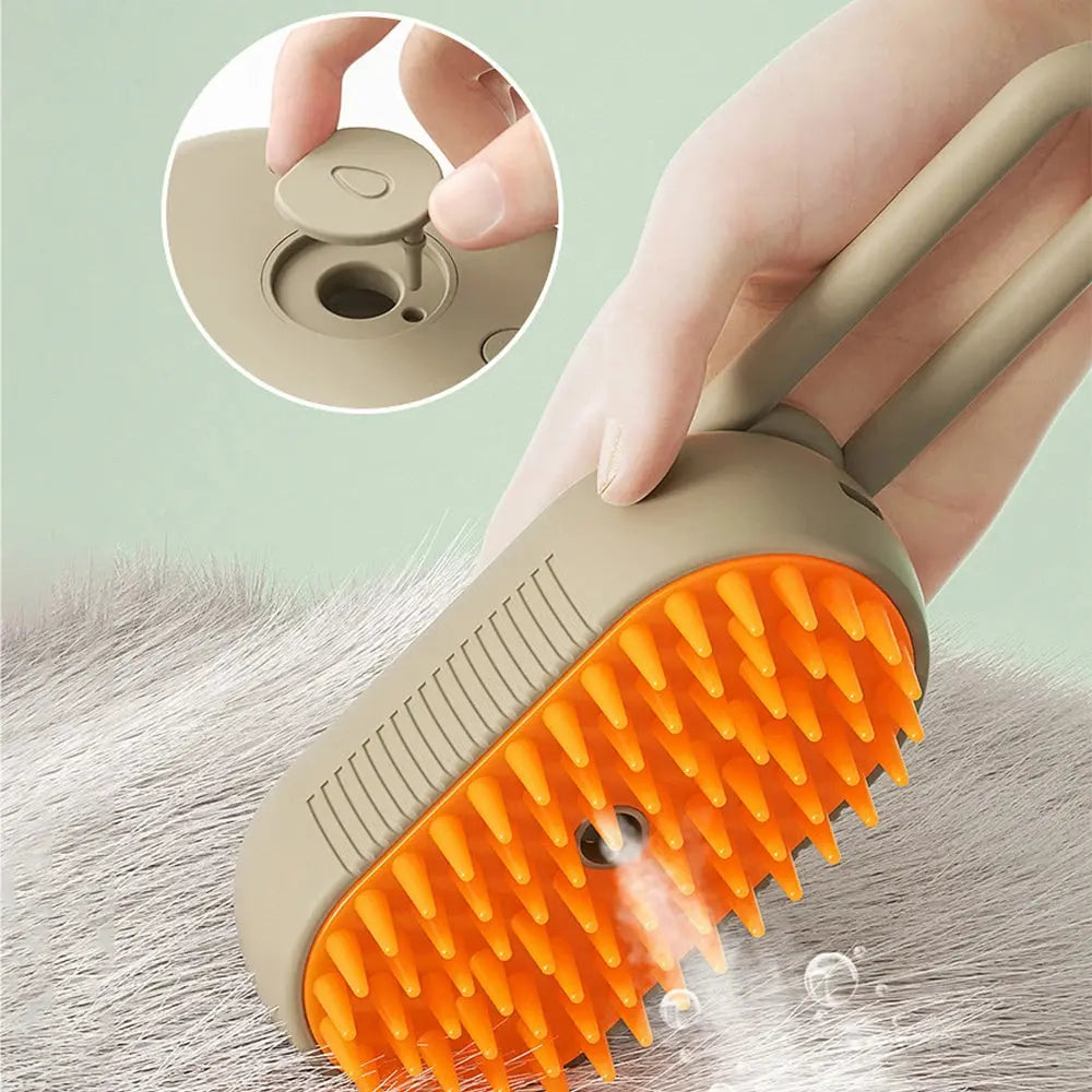 3-in-1 Electric Pet Grooming Brush, Hair Removal and Massage Tool for Dogs and Cats ShopTrend MF